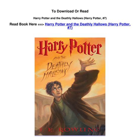 harry potter deathly hallows pdf|Harry Potter and the deathly hallows : Rowling, J. K., author : .